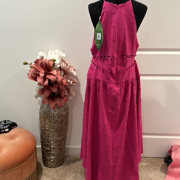 ❌SOLD Farm Rio Linen Blend Midi dress - Picture 8 of 14